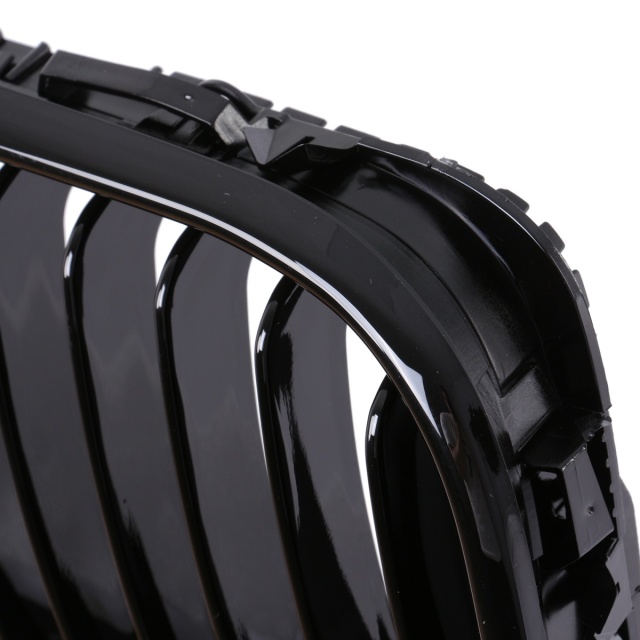 Nieren Grill glanz Schwarz Einzelsteg passend für BMW 3er E46 Facelift
