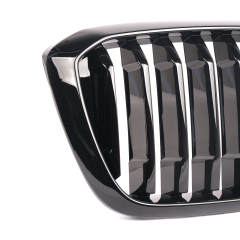 Nieren Grill glanz Schwarz Einzelsteg passend für BMW X3 G01 G02 Facelift