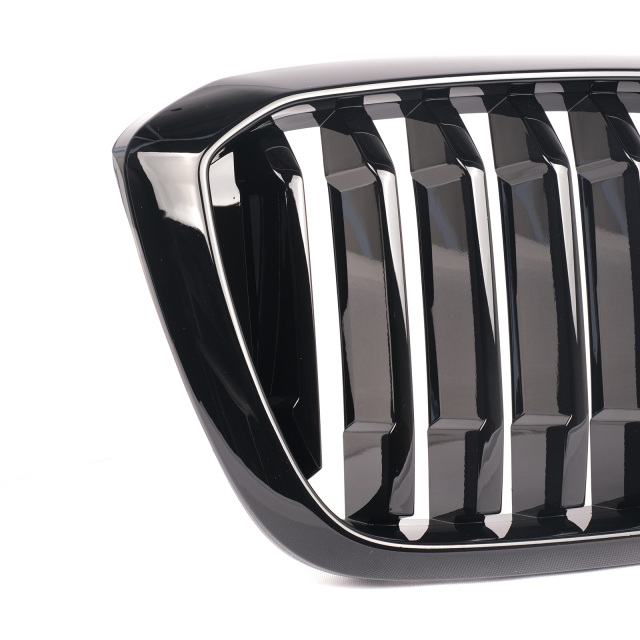 Nieren Grill glanz Schwarz Einzelsteg passend für BMW X3 G01 G02 Facelift