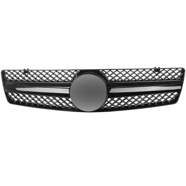 Kühlergrill glanz Schwarz AMG Look passend für Mercedes SL R129