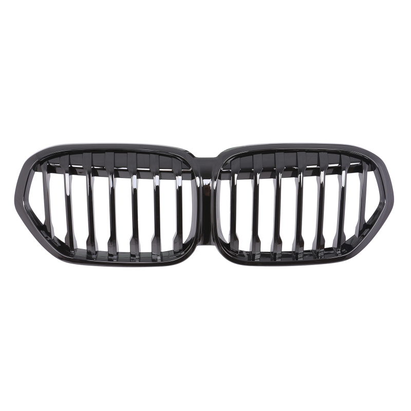 Nieren Grill glanz Schwarz Einzelsteg passend für BMW X1 F48 Facelift