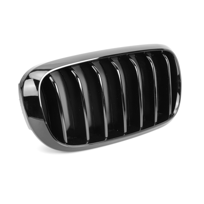 Nieren Grill glanz Schwarz Einzelsteg passend für BMW X5 F15 F16