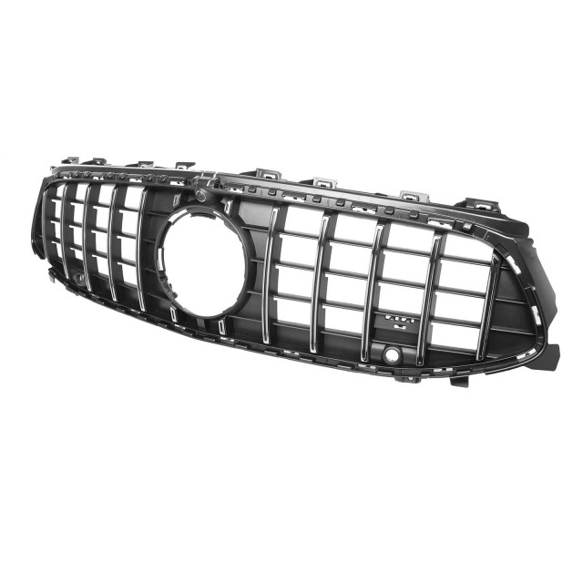 Kühlergrill Chrom mit Kamera GT Panamericana passend für Mercedes CLA C118 X118 Facelift