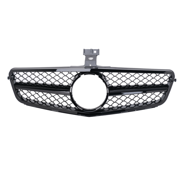 Kühlergrill glanz Schwarz AMG Look passend für Mercedes C-Klasse W204 S204 C204