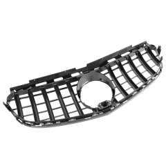 Kühlergrill glanz Schwarz GT Panamericana passend für Mercedes E-Klasse W212 S212 Facelift