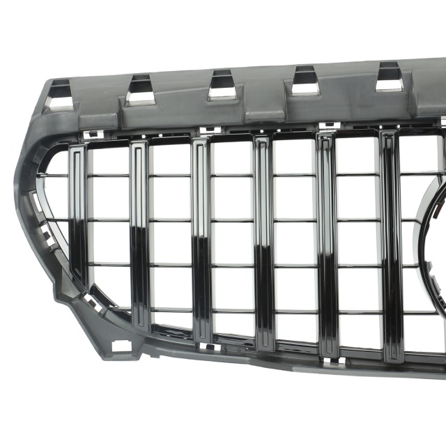 Kühlergrill glanz Schwarz GT Panamericana passend für Mercedes CLA C117 X117 Vorfacelift
