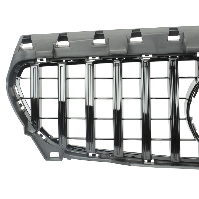 Kühlergrill glanz Schwarz GT Panamericana passend für Mercedes CLA C117 X117 Vorfacelift