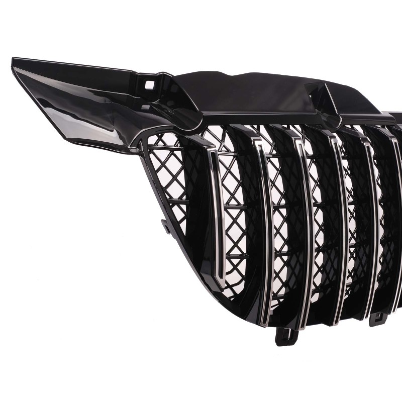 Kühlergrill Chrom GT Panamericana Grill Passend für Mercedes-Benz Sprinter W906 Vorfacelift Bj. bis 08.2013 mit Netz