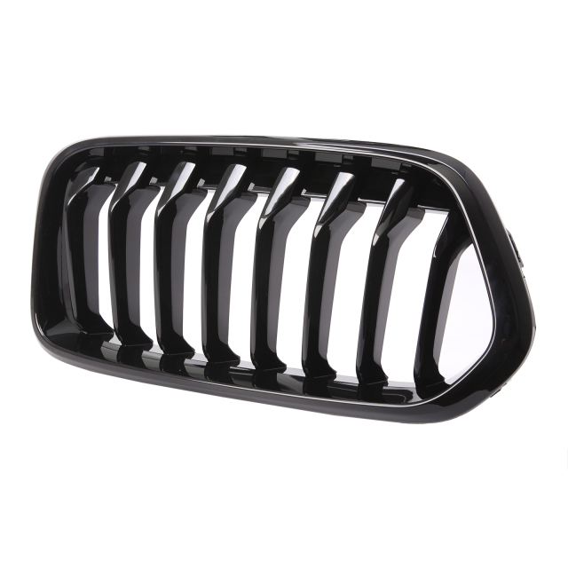 Nieren Grill glanz Schwarz Einzelsteg passend für BMW X2 F39