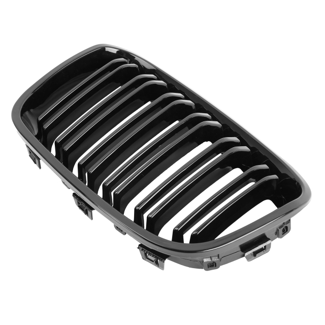 Nieren Grill glanz Schwarz Doppelsteg passend für BMW 1er F20 F21 Vorfacelift