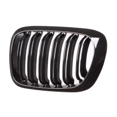 Nieren Grill glanz Schwarz Doppelsteg passend für BMW 3er Coupe E46 Vorfacelift