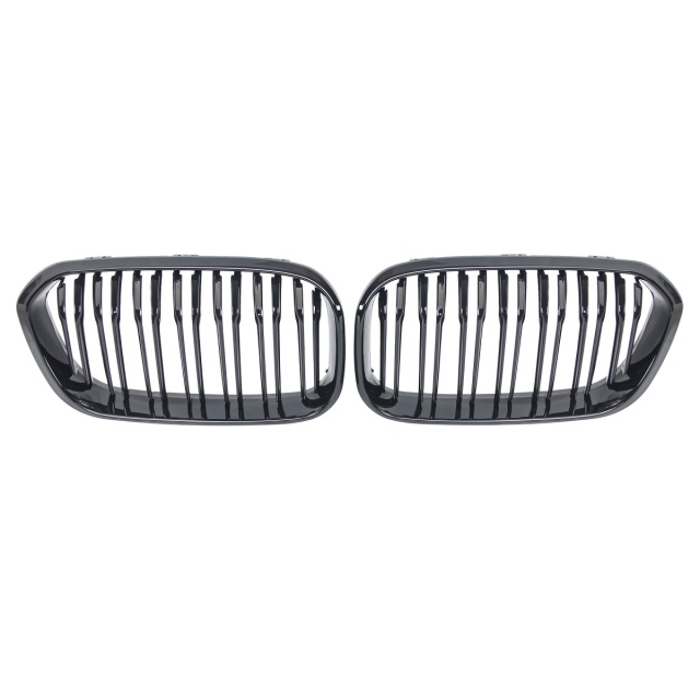 Nieren Grill glanz Schwarz Doppelsteg passend für BMW 1er F20 F21 Facelift