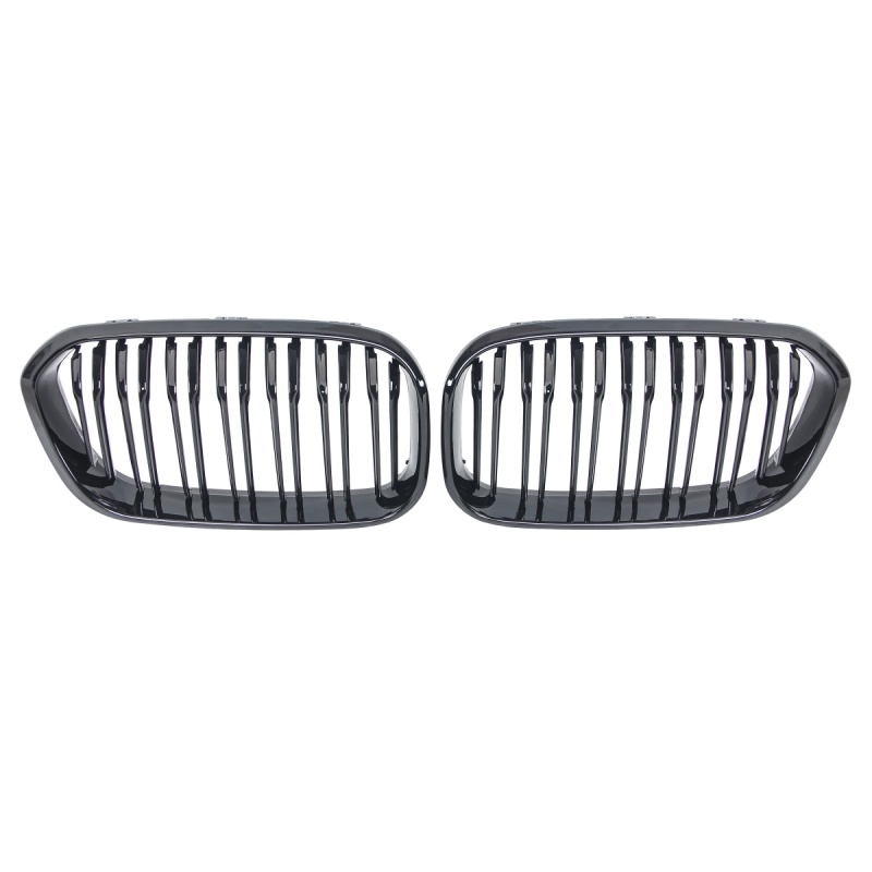 Nieren Grill glanz Schwarz Doppelsteg passend für BMW 1er F20 F21 Facelift