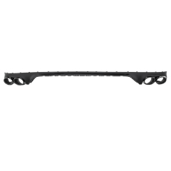 Passt für Audi Q8 4M S-Line Paket 18-23 SQ8 Style Heckdiffusor Schwarz Endrohr