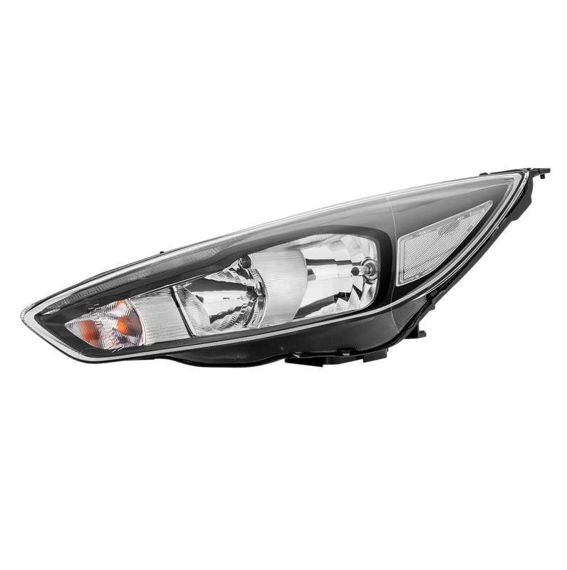Scheinwerfer LED DRL für Ford Focus III MK3 Facelift Schwarz Hauptscheinwerfer