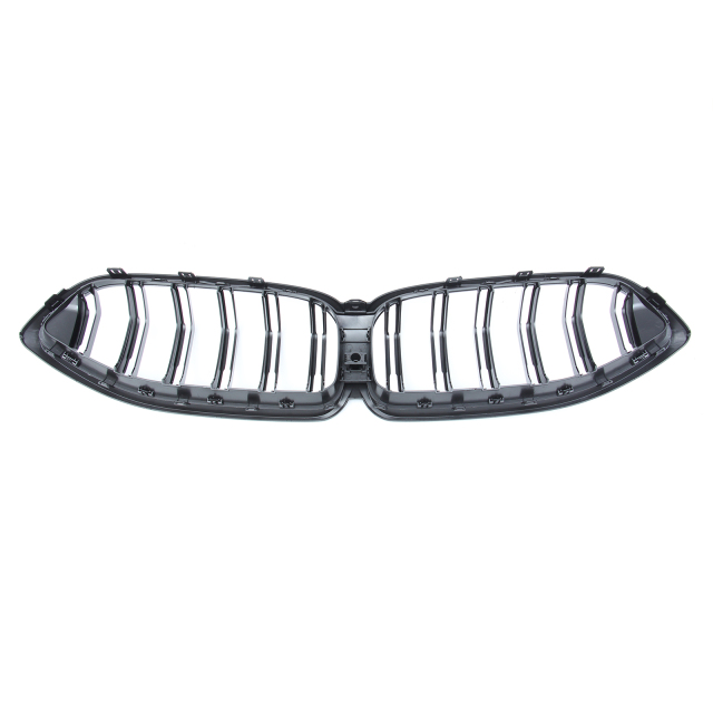 Nieren Grill glanz Schwarz Doppelsteg passend für BMW 8er G15 G14 G16 F92 F91 F93