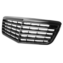 Kühlergrill glanz Schwarz Classic passend für Mercedes E-Klasse W211 S211 VF211 Facelift