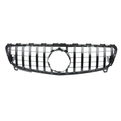 Kühlergrill glanz Schwarz GT Panamericana passend für Mercedes A-Klasse W176 Facelift