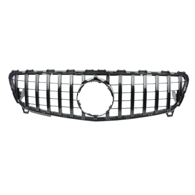 Kühlergrill glanz Schwarz GT Panamericana passend für Mercedes A-Klasse W176 Facelift