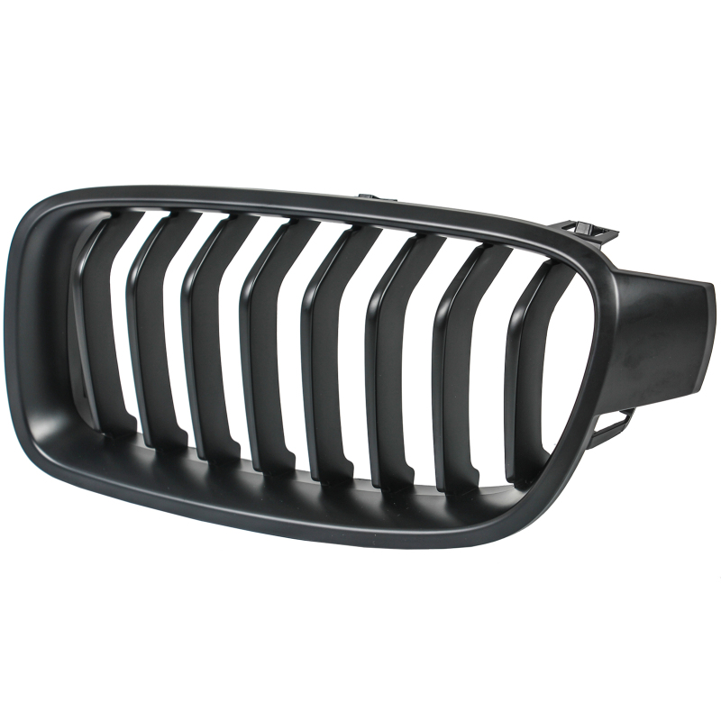 Nieren Grill matt Schwarz 8-teilig passend für BMW 3er F30 F31