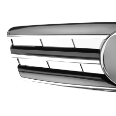 Kühlergrill glanz Schwarz Chrom AMG Look passend für Mercedes C-Klasse W203 S203