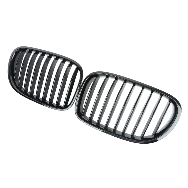 Nieren Grill glanz Schwarz Einzelsteg passend für BMW 5er GT F07