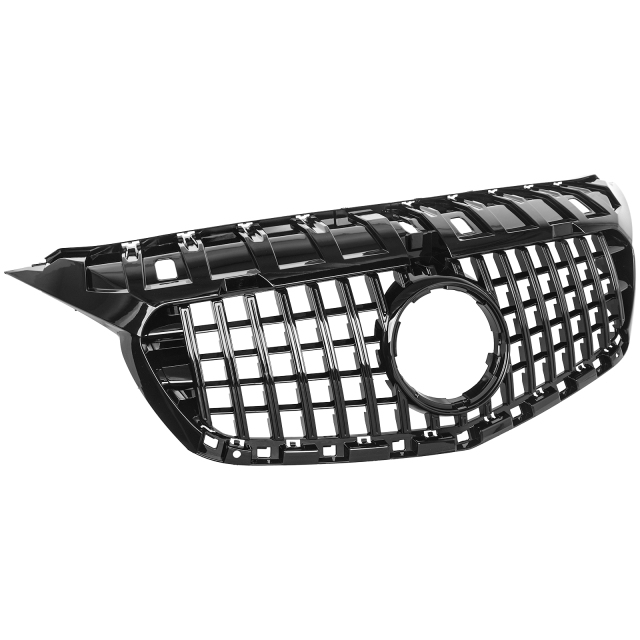 Kühlergrill Glanz Schwarz GT Look Grill passt für Mercedes-Benz Citian W415