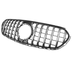 Kühlergrill Chrom Schwarz GT Panamericana passend für Mercedes GLC X254 C254 Serienausstattung