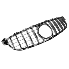 Kühlergrill glanz Schwarz GT Panamericana passend für Mercedes C-Klasse W205 C63 Vorfacelift