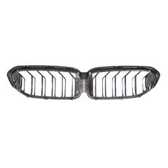 Nieren Grill glanz Schwarz Spezifisch Doppelsteg passend für BMW 5er G30 G31 Vorfacelift
