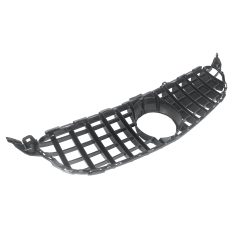 Kühlergrill Chrom GT Panamericana Grill ohne Kamera Passend für Mercedes C-Klasse W205 S205 C205 A205 Vorfacelift