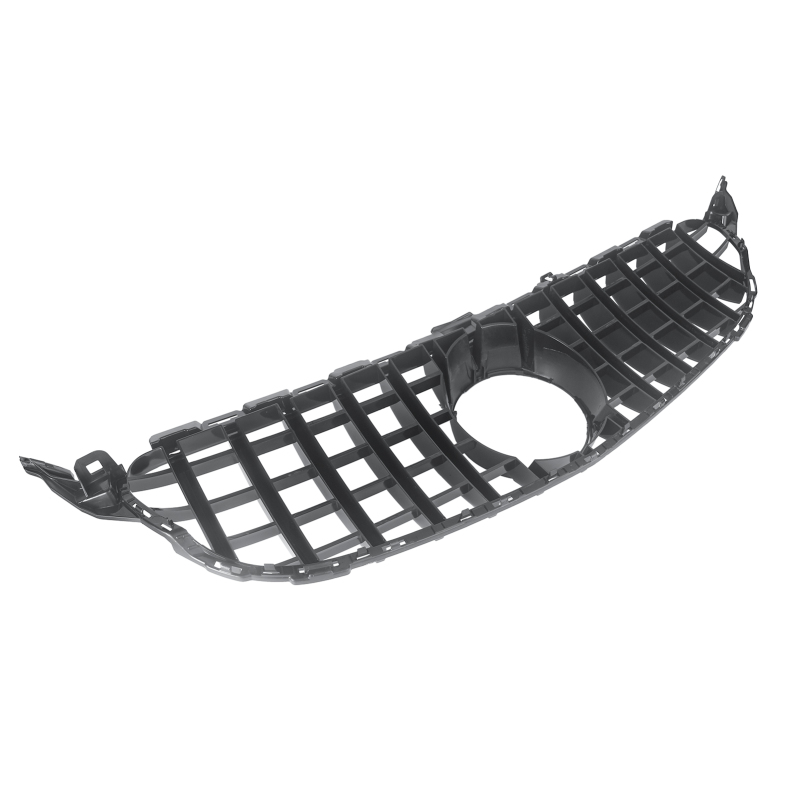 Kühlergrill Chrom GT Panamericana Grill ohne Kamera Passend für Mercedes C-Klasse W205 S205 C205 A205 Vorfacelift