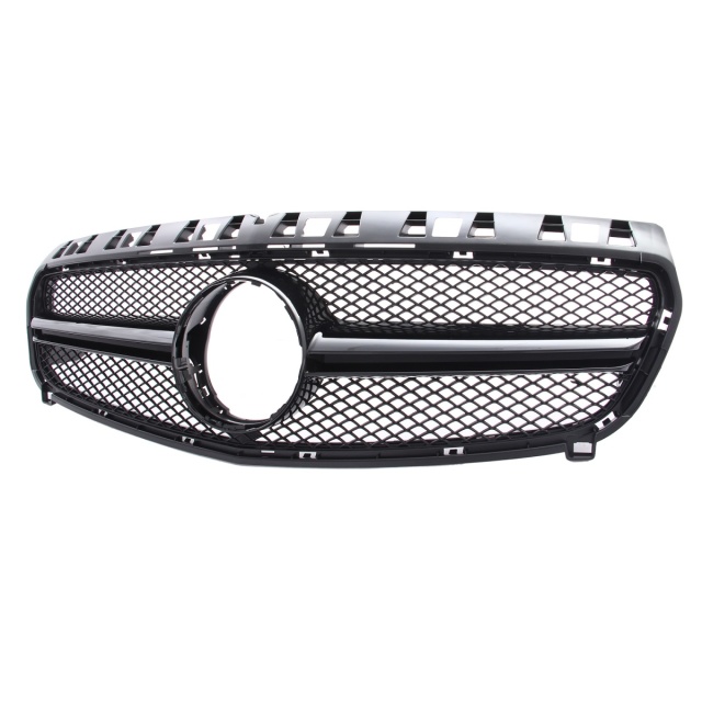 Kühlergrill glanz Schwarz AMG Look passend für Mercedes A-Klasse W176 Vorfacelift