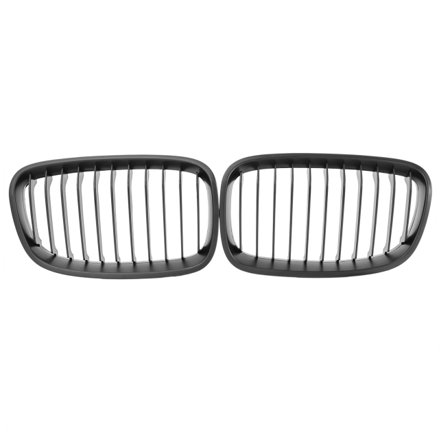 Nieren Grill matt Schwarz Einzelsteg passend für BMW 1er F20 F21 Vorfacelift
