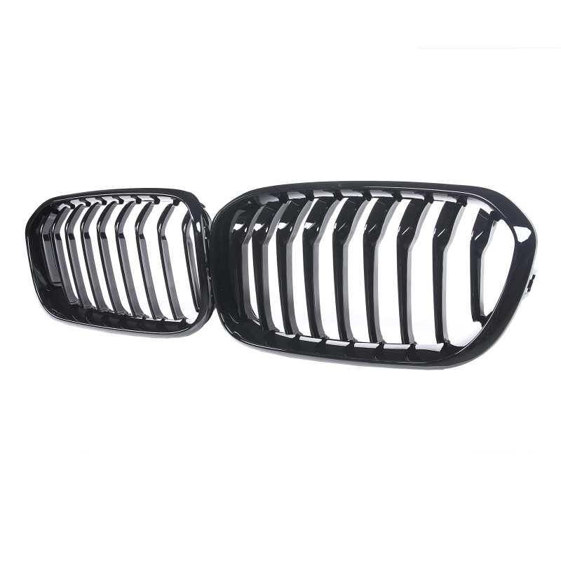 Nieren Grill glanz Schwarz Einzelsteg passend für BMW 1er F20 F21 Facelift