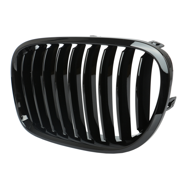 Nieren Grill glanz Schwarz Einzelsteg passend für BMW 5er GT F07