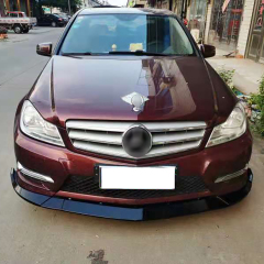 Spoilerlippe Frontlippe GLANZ SCHWARZ für Mercedes W204 S204 C204 2012-2014