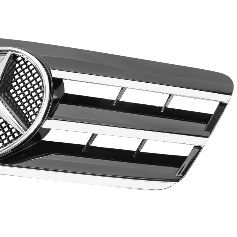 Kühlergrill glanz Schwarz Chrom AMG Look passend für Mercedes CLK C208 A208