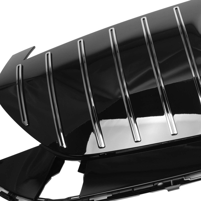 Kühlergrill Chrome Schwarz GT Panamericana passend für Mercedes EQC N293 W293 Serienausstattung