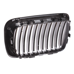 Nieren Grill glanz Schwarz Einzelsteg passend für BMW 3er E36 Facelift