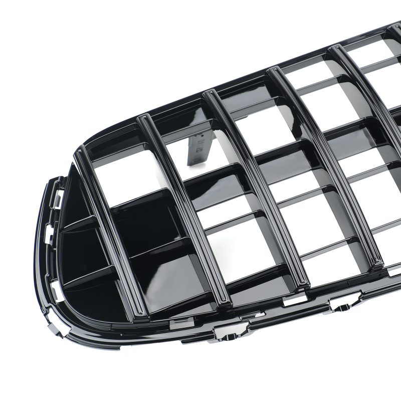 Kühlergrill glanz Schwarz GT Panamericana passend für Mercedes GLC X253 C253 Facelift AMG-Paket