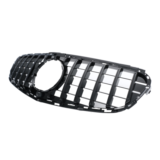 Kühlergrill glanz Schwarz GT Panamericana passend für Mercedes E-Klasse W212 E63 Facelift