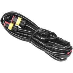 Motorhaube Deflektor Aero hood glanz Schwarz mit LED passend für Mercedes Sprinter 907 910