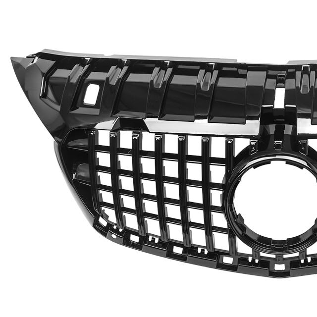 Kühlergrill Glanz Schwarz GT Look Grill passt für Mercedes-Benz Citian W415