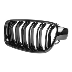 Nieren Grill glanz Schwarz Doppelsteg passend für BMW 3er F30 F31