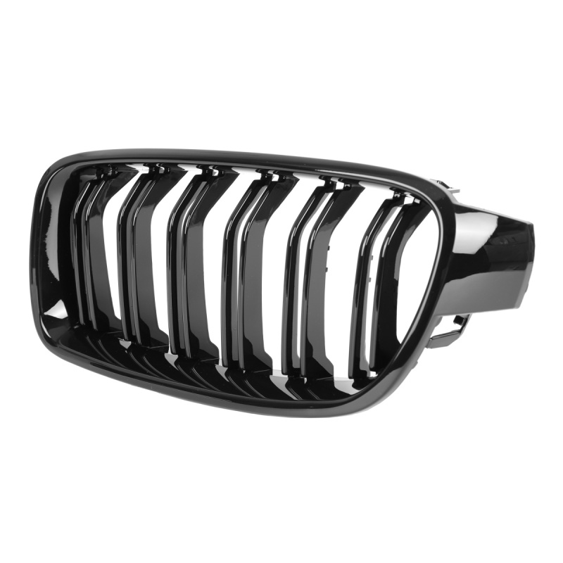 Nieren Grill glanz Schwarz Doppelsteg passend für BMW 3er F30 F31