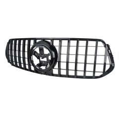 Kühlergrill glanz Schwarz GT Panamericana passend für Mercedes GLE V167 C167 AMG-Paket