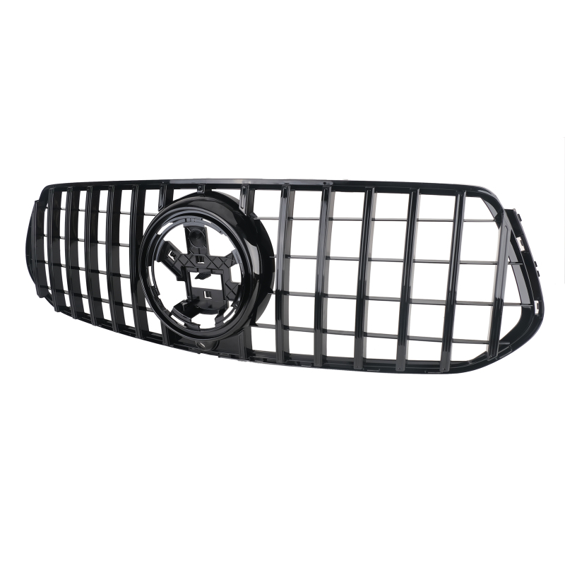 Kühlergrill glanz Schwarz GT Panamericana passend für Mercedes GLE V167 C167 AMG-Paket