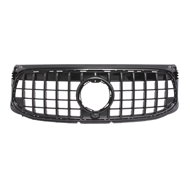 Kühlergrill glanz Schwarz GT Panamericana passend für Mercedes GLB X247 AMG-Paket