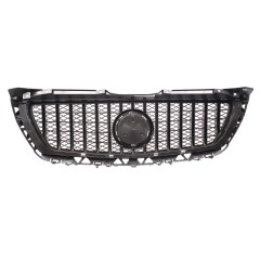 Kühlergrill Chrom GT Panamericana Grill Passend für Mercedes-Benz Sprinter W906 Facelift Bj. ab 08.2013 mit Netz